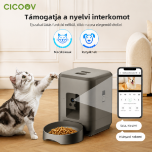 Cicoov 2L kamerás etetőautomata -1