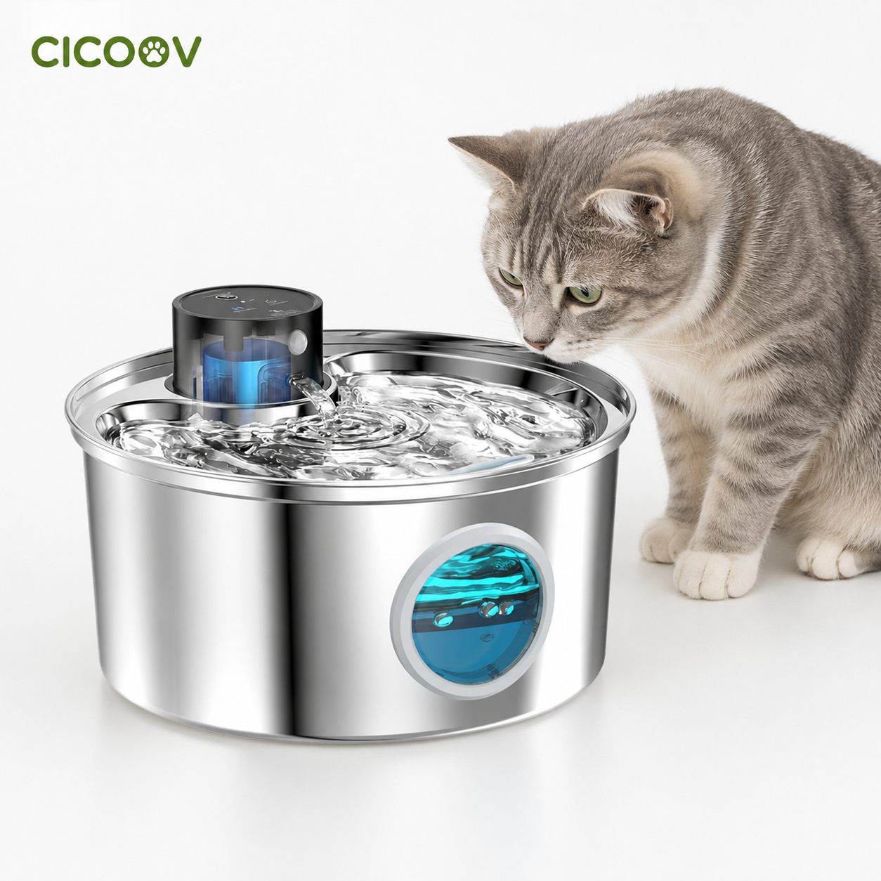 Cicoov 3,2L Akkumulátoros Automata Kisállat Itató