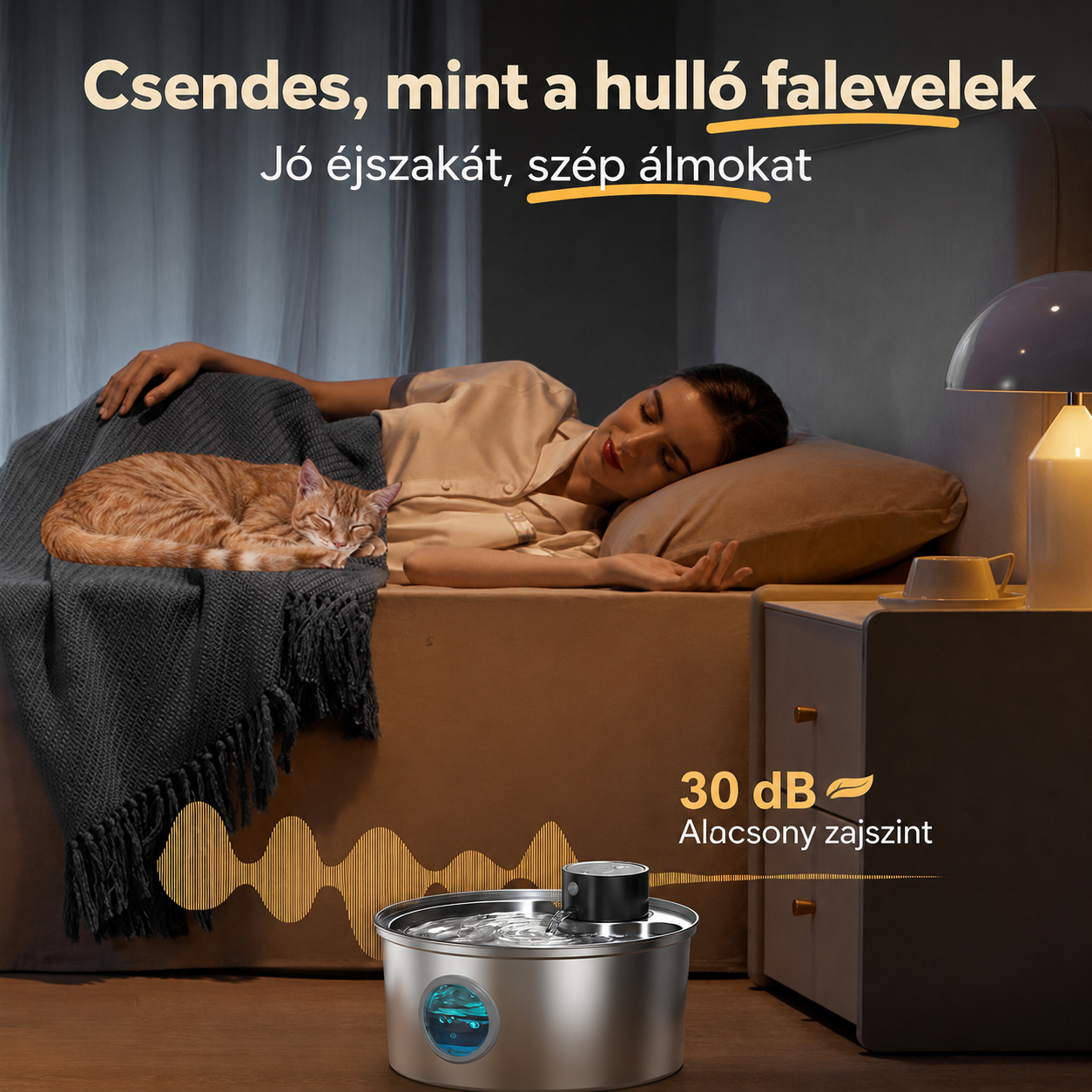 Cicoov 3,2L Akkumulátoros Automata Kisállat Itató-5