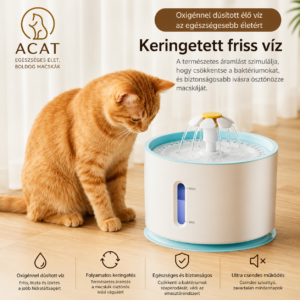 Cicoov 3,2L LED Világításos Automata Kisállat Itató-1