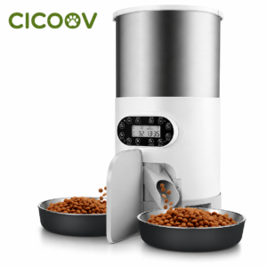 Cicoov 4,5L App-Vezérelt Etető Dupla Tálcaszerkezettel