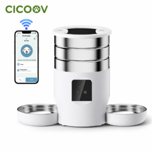 Cicoov 4,5L Kettős Tálas Kisállat Etető