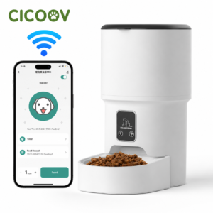 Cicoov 4L Okos Automata Kisállat Etető WiFi Vezérléssel-1