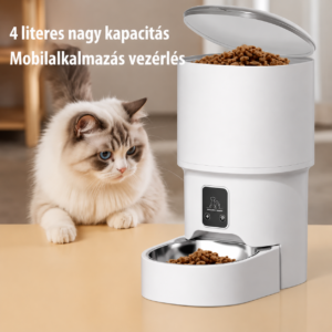 Cicoov 4L Okos Automata Kisállat Etető WiFi Vezérléssel-2