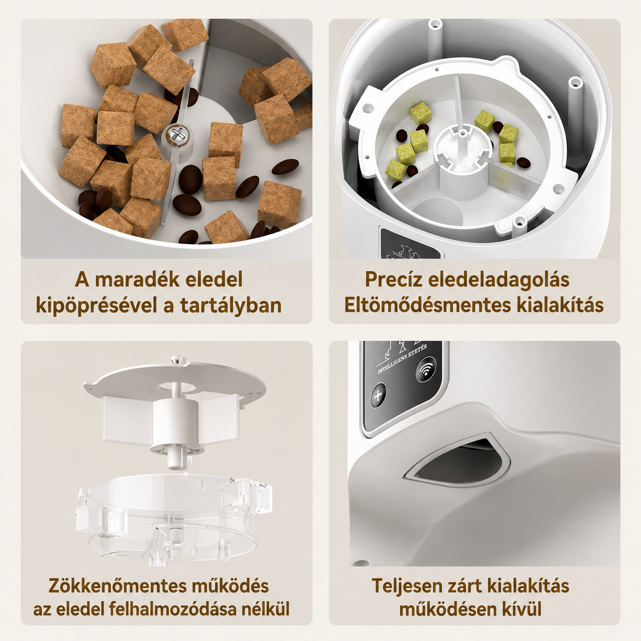 Cicoov 4L Okos Automata Kisállat Etető WiFi Vezérléssel-6