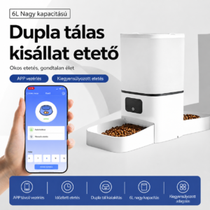 Cicoov 6L Kétoldalas Kisállat Etető -1