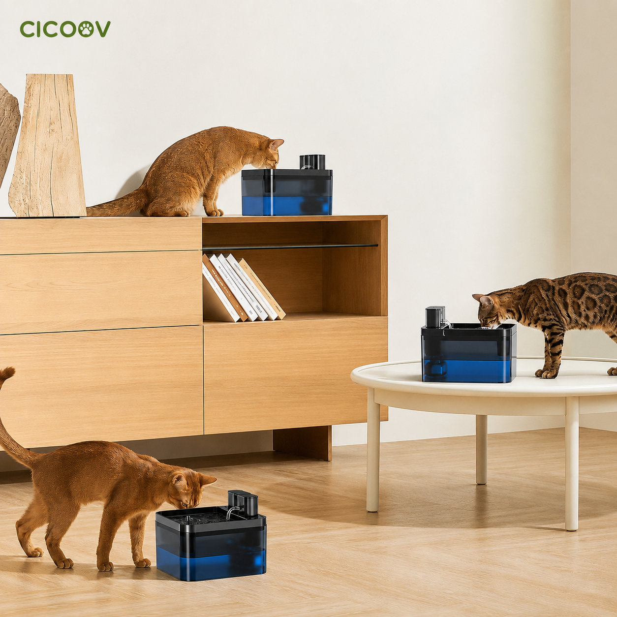 Cicoov Szenzoros Macska Itató 2,2L -2