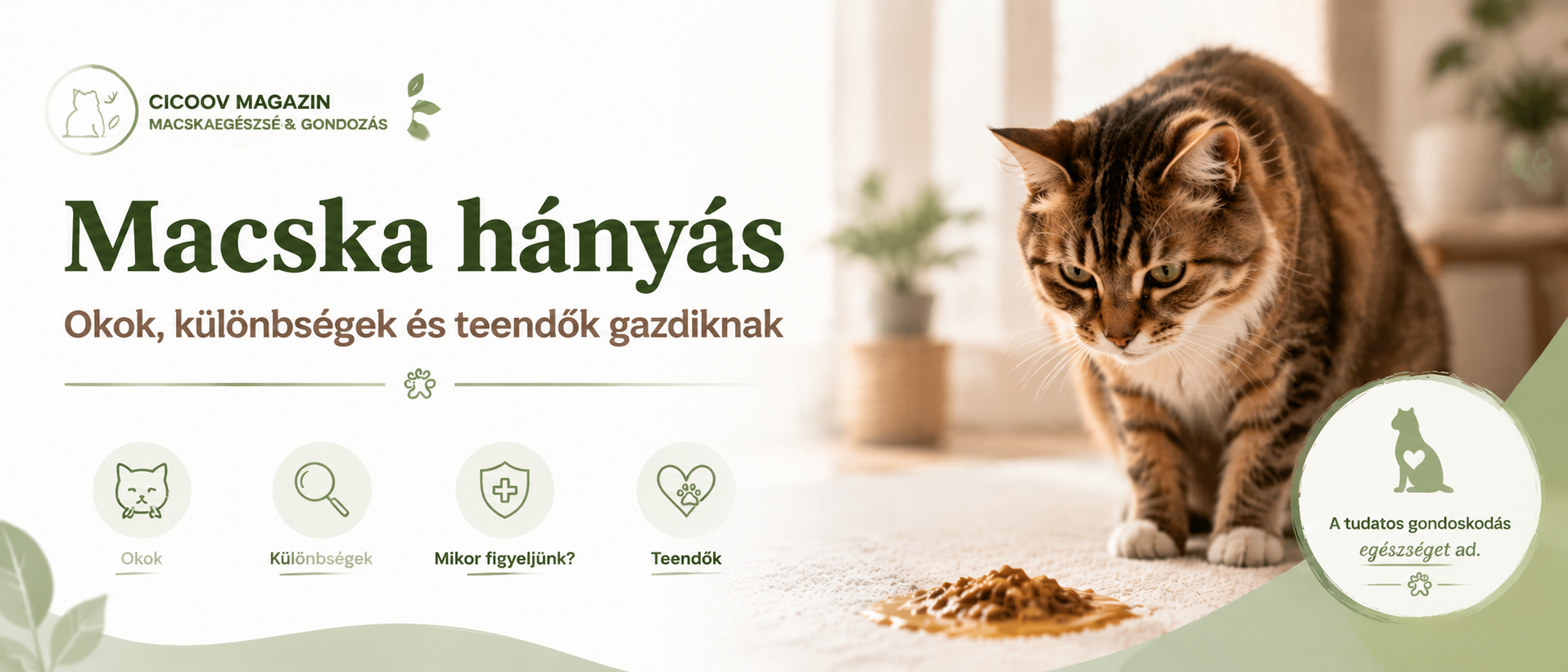 Macska hányás útmutató – okok, különbségek és teendők gazdiknak